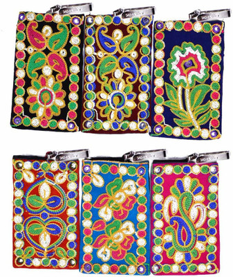 

KRISHNA HANDLOOM AARI FOOL MOBILE COVER 6 PIS SET Mobile Pouch(Multicolor)