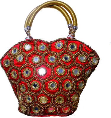 

Aayatouch stylish and fancy pouch potli bag Potli(Red)