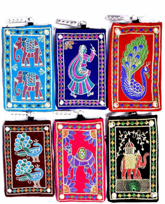 

KRISHNA HANDLOOM HATHI MORE MOBILE COVER 6 PIS SET Mobile Pouch(Multicolor)