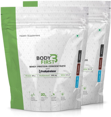 

BodyFirst Whey Protein Concentrate with ProHydrolase Whey Protein(2048 g, Milk Chocolate)