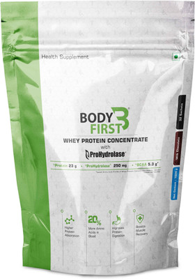 

BodyFirst Whey Protein Concentrate with ProHydrolase Whey Protein(1024 g, Milk Chocolate)