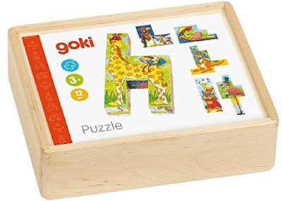 

Goki Cube puzzle, funny animals(12 Pieces)