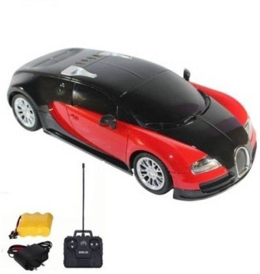 

Global Rechargeable with Remote Bugatti modal car (Red)(Multicolor)