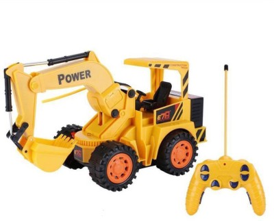 

skyler 5 Channel Super power Radio contol Excavator JCB Truck(Yellow)