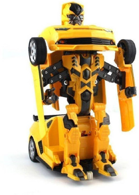 

KENZAI Converting Car to Robot Transformer Bumblebee game for Kids (Yellow)(Yellow)