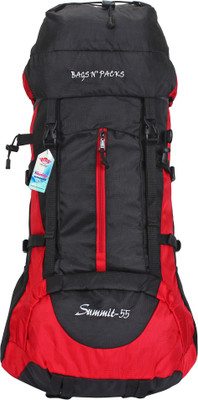 

C4U New Launched BagsNpack Rucksack With Primium Quality-55LTR Rucksack - 55(Red, Black), Black;red