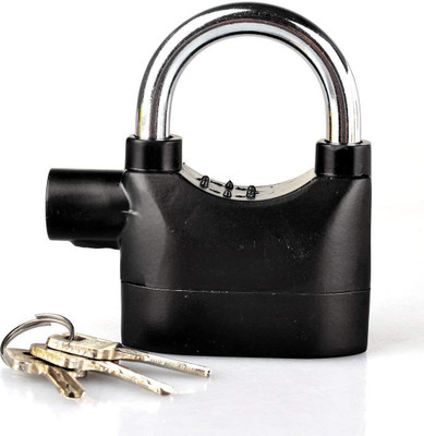 

Polo Sense Pad Lock with Smart Motion Sensor Alarm Safety Lock(Black)