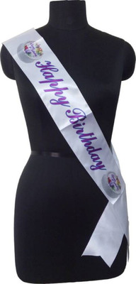 

Skylofts Happy Birthday Sash for Girls Birthday Party Props