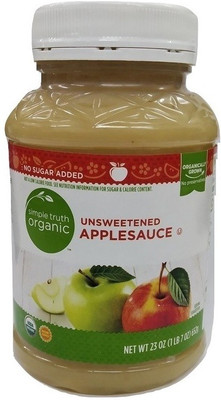 

Simple Truth Organic Applesauce Unsweetened -23 oz Sauce(652 g)