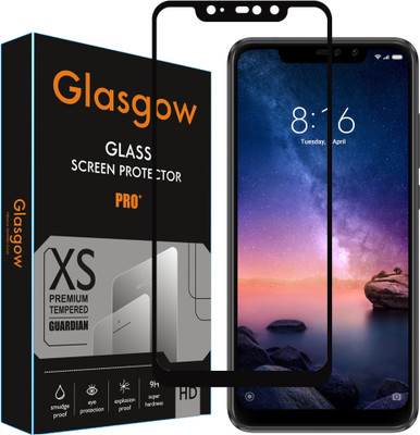 Glasgow Tempered Glass Guard for Mi Redmi Note 6 Pro(Pack of 1)