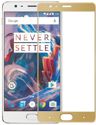 Marshland Tempered Glass Guard for OnePlus 3/3T, Oleo phobic Coating 99% Transparency, Ultra Smooth Quality 0.33mm Thickness, 9H Hardness Anti Scratch Screen Protector, (Gold)(Pack of 1)