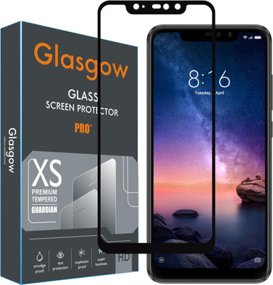 Glasgow Tempered Glass Guard for Mi Redmi Note 6 Pro(Pack of 1)