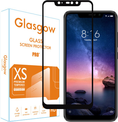 Glasgow Tempered Glass Guard for Mi Redmi Note 6 Pro(Pack of 1)