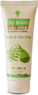 

BioBeauty Daily Scrub Neem&Aloe Vera Blackhead Cliearing 100% Natural All Skin Type 1pc Scrub(60 g)