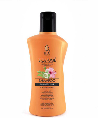 

IHA Biospume Shampoo With Hibiscus, Henna & Shikakai For All Hair Types(250 ml)