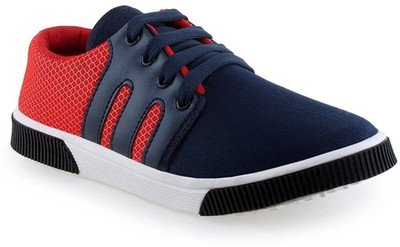 

NYN Men's Red Smart Canvas Casual Shoes Casuals For Men(Red