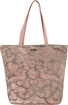 

Chumbak Women Casual Beige Velvet Tote