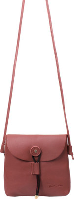 

Gifts Bring Smiles Women Casual, Evening/Party Pink Leatherette Sling Bag