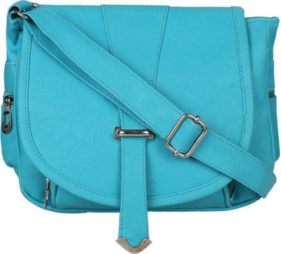 

Lizzu collection Girls Casual, Evening/Party, Formal Blue PU Sling Bag