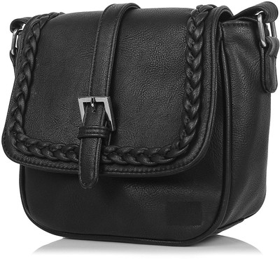 

AL NOONE STAR Women Evening/Party Black Polyester Sling Bag