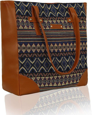 

Kleio Women Casual Multicolor Canvas Tote