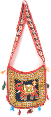 

SUVASANA Girls Casual Multicolor Cotton Sling Bag