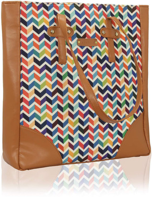

Kleio Girls Casual Multicolor Canvas, PU Tote