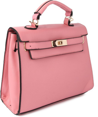 

Kleio Women Casual Pink Leatherette Sling Bag