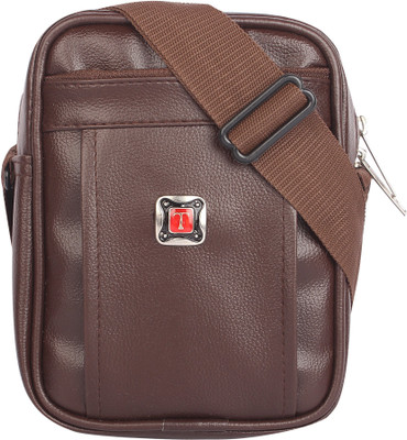

Roshiaaz Men & Women Casual Brown Leatherette Sling Bag