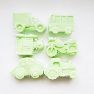 

Pics And You Peppermint Kids Vehicles Green Handmade Soap Pack 6 (2 Soaps, 2.5 x 2.5 x 1.5 inch, 100 gram)(10 g, Pack of 6)