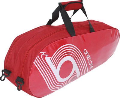 

One O One - Xhale Collection Double Red & White - Badminton / Kit Bag(Red, Kit Bag