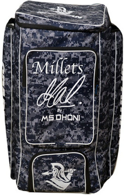 

Millets MSD Camo Limited Edition Backpack Cricket Kit bag(Multi-color)-Large(Black, Backpack), Black;grey;multicolor