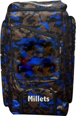 

MILLETS Limited Edition NB Cricket Kit Bag,Backpack only-Large(With-Shoe Compartment)(Multicolor, Backpack, Blue