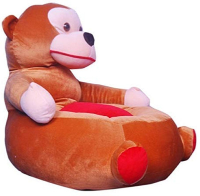 

Samaaya Cute High Quality Soft Toy Chair | Seat for Baby Sitting | Soft Toy Chair for Kids Birthday | Love-able for Kids | Gift for Kids (Monkey Chair-Brown) - 42 cm (Brown) - 34 cm(Brown)