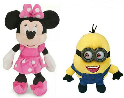 

soniya Enterprises Minnie mouse-40cm and Minion - 25 cm(Multicolor)