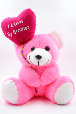 

ME&YOU Rakhi Teddy Gifts For Brother, Rakshabandhan, Bhaidooj Gifts, Birthday Gifts, Anniversary Gifts For Brother IZ18TILMYBRO-009 - 10 inch(Pink)