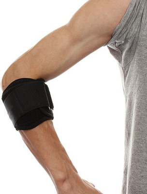 

kalopsia industries Warmers Sports Elbow Pads Adjustable Elbow Guard Support Elbow Support (, Black, Multicolor