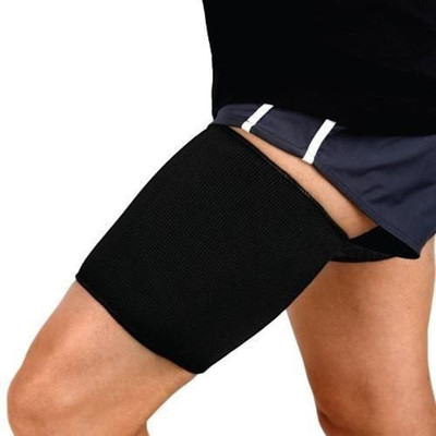 

kalopsia industries Adjustable Thigh Knee Calf Guard Fitness Thigh Wrap Pain Muscle Pull Thigh Support (, Black, Multicolor