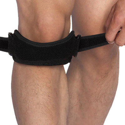 

kalopsia industries Knee Cap Pain Support Knee Silicone Brace Knee Pain, Relief Lower Knee Cap Knee Support (, Black, Multicolor
