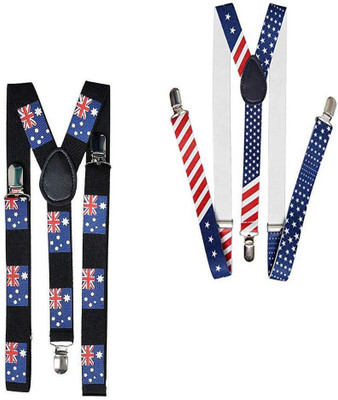 

One Point Collections Y- Back Suspenders for Men, Boys, Girls, Women(Multicolor)