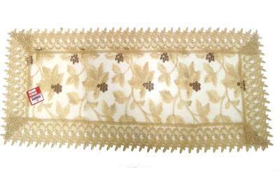 ANS Brown 36 Reversible Table Runner(Synthetic)