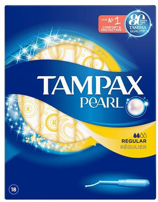 

TAMPAX TAMPOONS REGULAR PACK OF 18 PICS Tampons(Pack of 18)