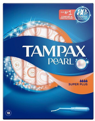 

TAMPAX TAMPOONS SUPER PLUS PACK OF 18 PICES Tampons(Pack of 18)