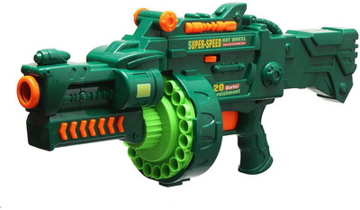 

Darling Toys Battery Operated Automatic Soft Bullet Gun with 40 Darts(Multicolor)