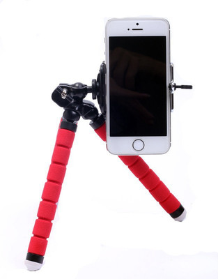 

LIFEMUSIC Premium Quality Tripod Stand 360 Degree mobile holder Phone Holder Selfie stick Tripod(Multicolor, Supports Up to 1000)
