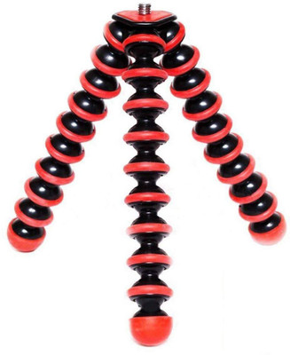 

Camlife Proye Lightweight Flexible Gorillapod Tripod(10 inch) for DSLR, Action Cameras, Digital Cameras (Red and Black) Tripod(Red & Black, Supports Up to 3000)