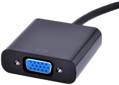 

ROAR TV-out Cable AXL_720X HDMI to VGA Cable compatible for laptop/PC/TV/Tablet/Projector/Xbox(Black, For Computer)