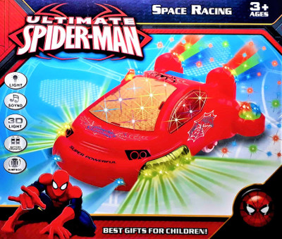 

K&P Collection Ultimate Spider Man Space Racing Car(Multicolor)