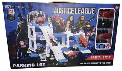 

RGB GROUP Justice League Special Style Parking Lot for Age 3+ Kids(Multicolor)
