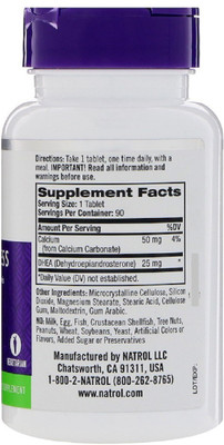 

Natrol , DHEA, 25 mg, 90 Tablets(90 No)